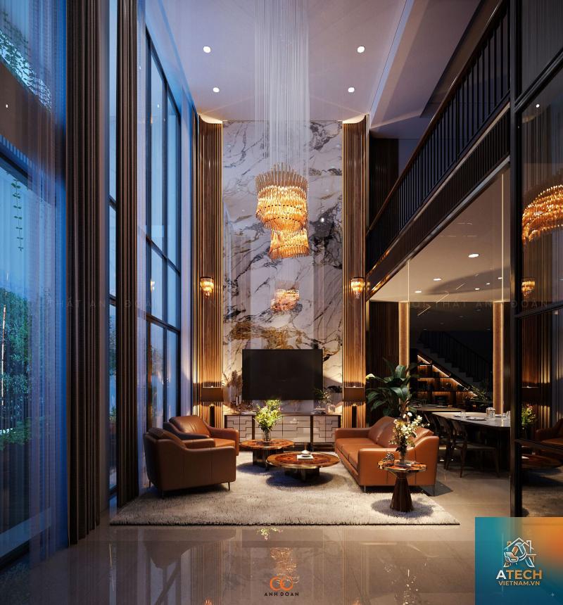 ánh sáng nhân tạo trong nội thất
