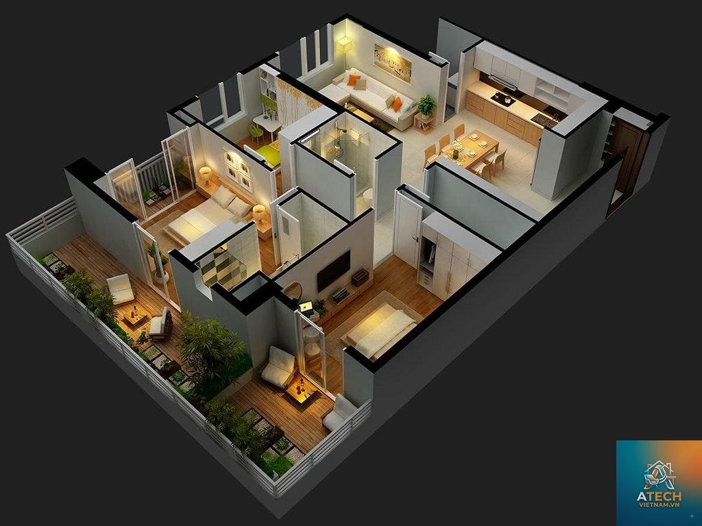 bản vẽ 3d nội thất là gì - Hình 3