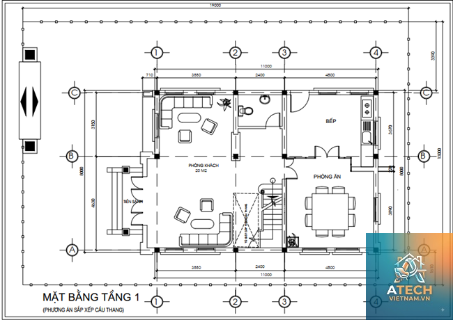 bản vẽ mặt bằng nội thất là gì