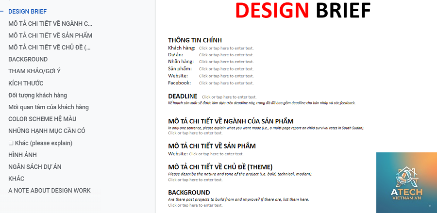 brief thiết kế nội thất là gì - Hình 4
