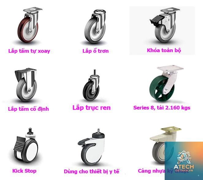 các loại bánh xe đẩy - Hình 2