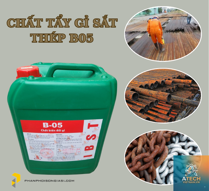 các loại hóa chất tẩy rỉ sét - Hình 4