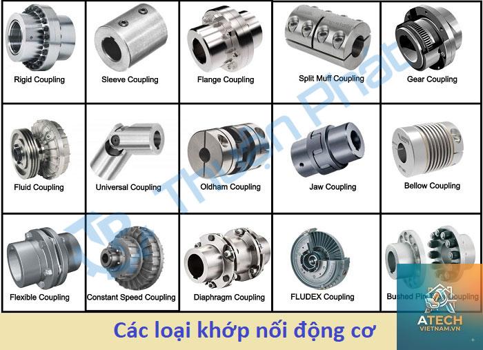 các loại khớp nối cơ khí