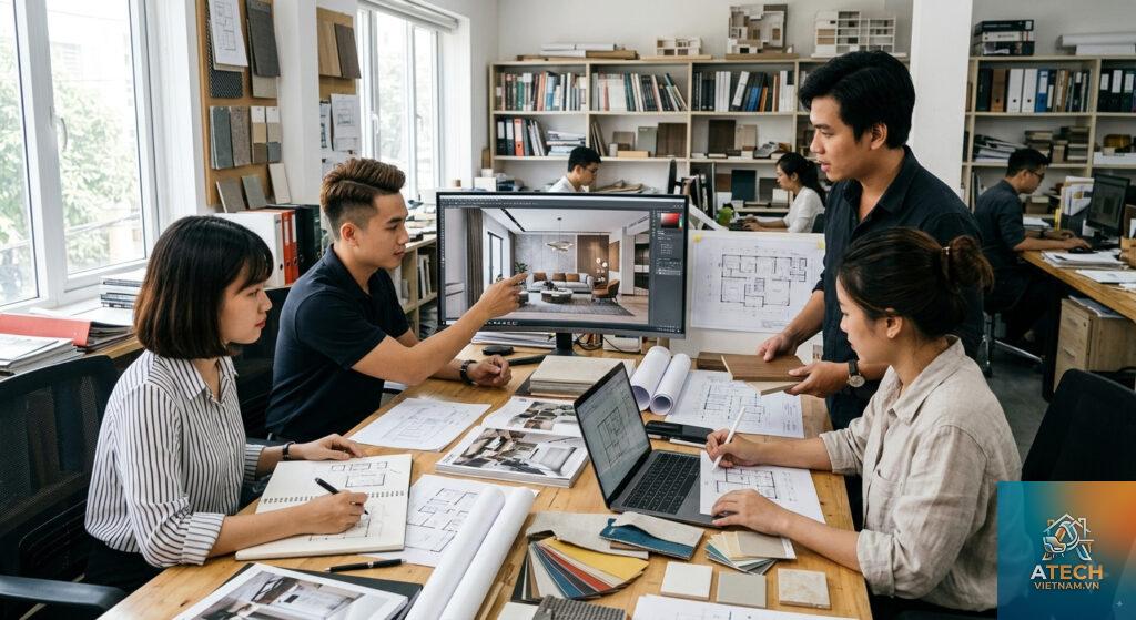 các vị trí việc làm trong ngành nội thất