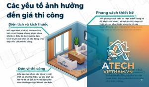 các yếu tố ảnh hưởng đến chi phí nội thất
