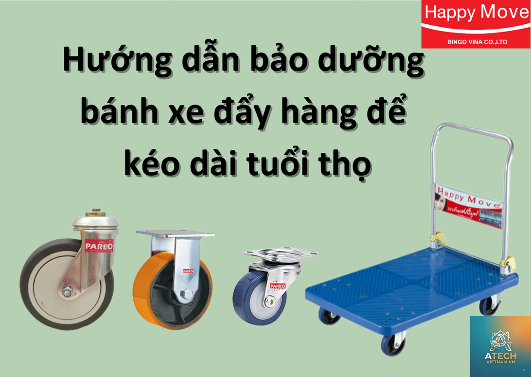 cách bảo dưỡng bánh xe công nghiệp - Hình 1