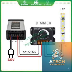 cách đấu dây dimmer cho đèn