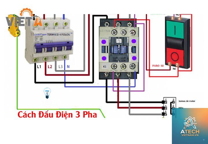 cách đấu dây motor 3 pha - Hình 4