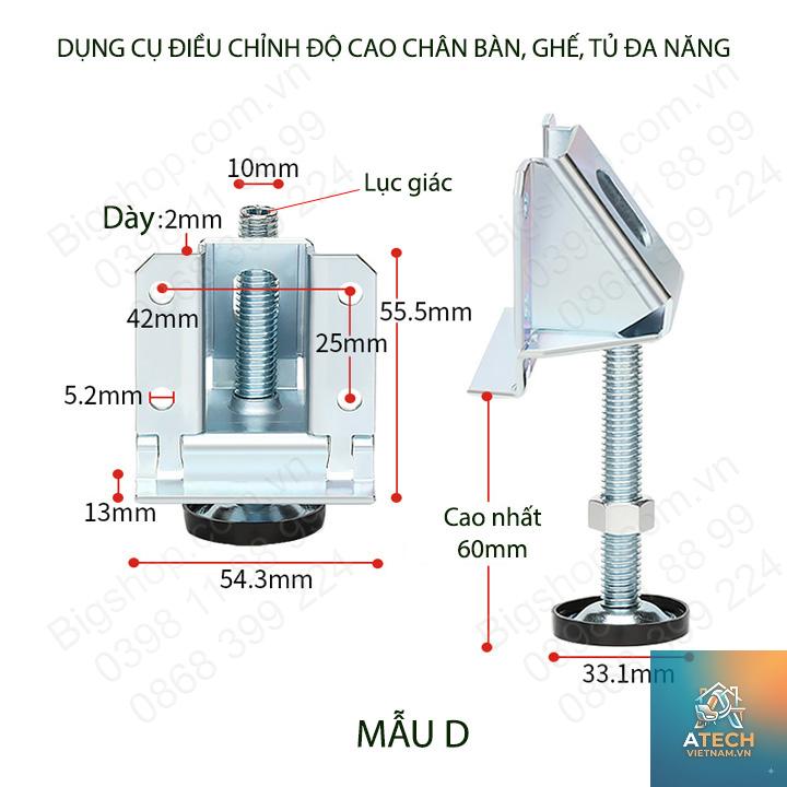 cách điều chỉnh chiều cao chân bàn - Hình 3