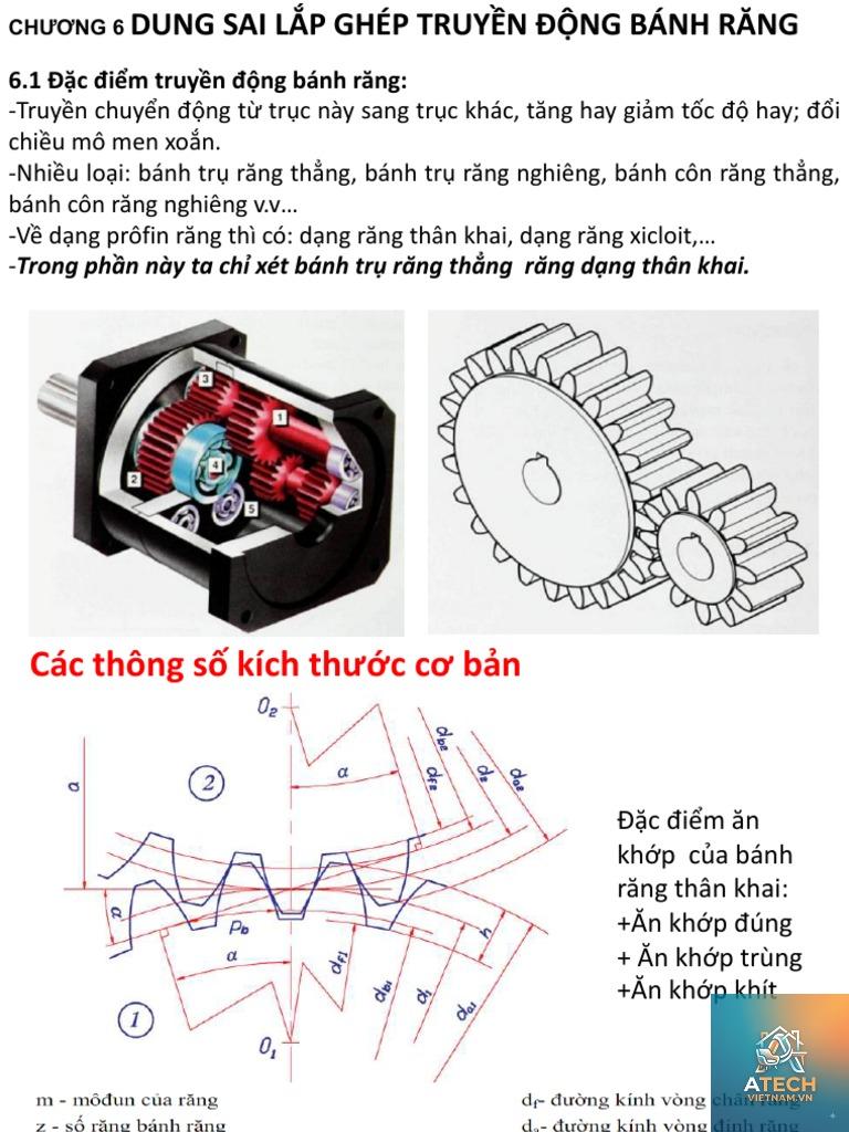cách đo dung sai bánh răng - Hình 3