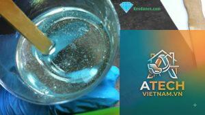 cách đổ resin không bọt khí