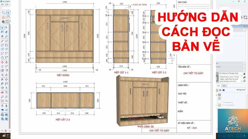 cách đọc bản vẽ nội thất