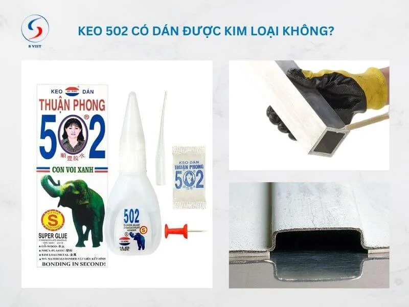 cách dùng keo 502 dán kim loại - Hình 2