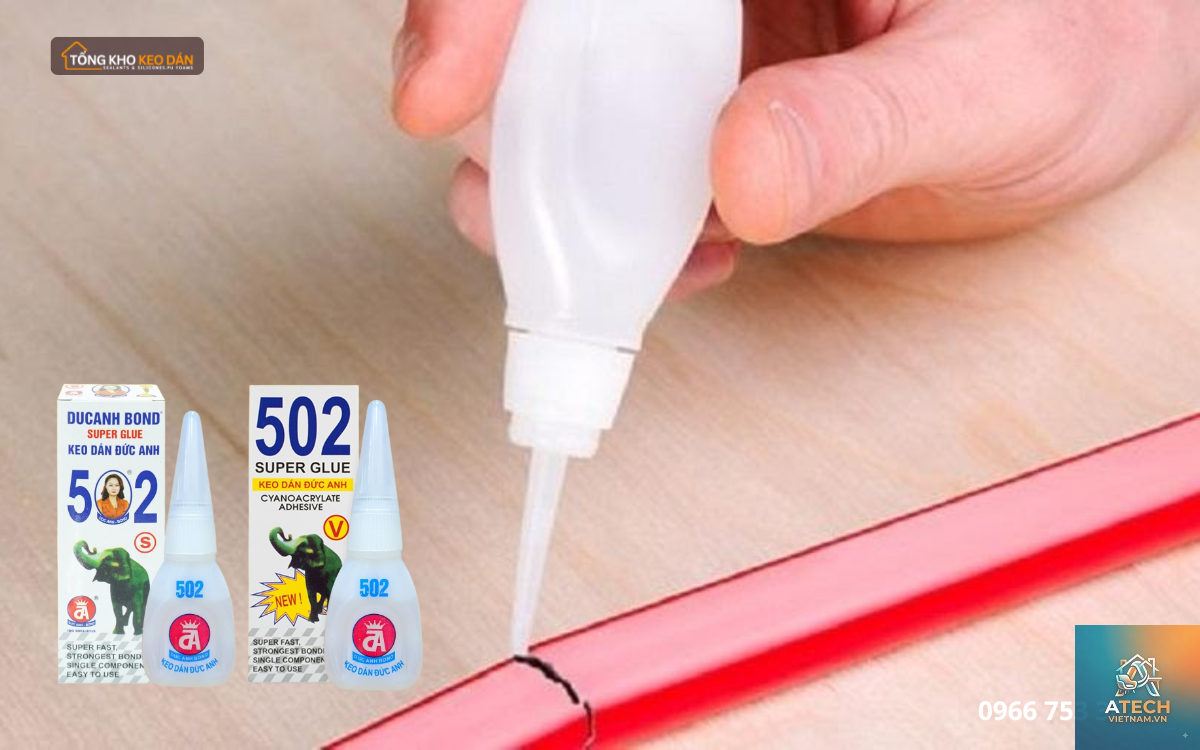 cách dùng keo 502 dán nhựa - Hình 3