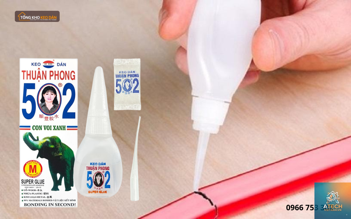 cách dùng keo 502 dán sắt - Hình 1