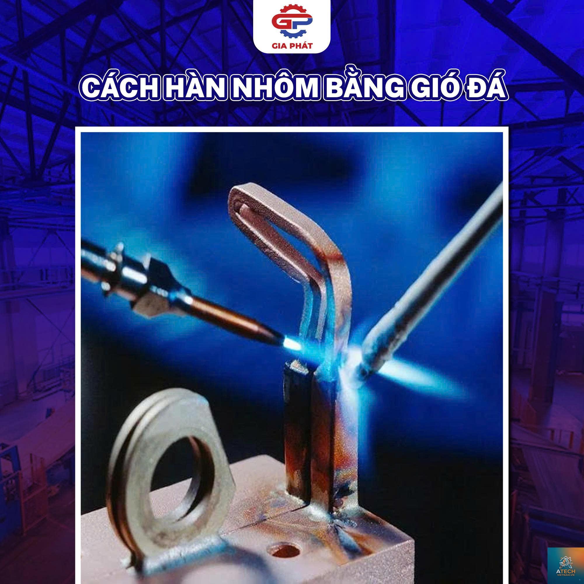 cách hàn nhôm bằng gió đá - Hình 2