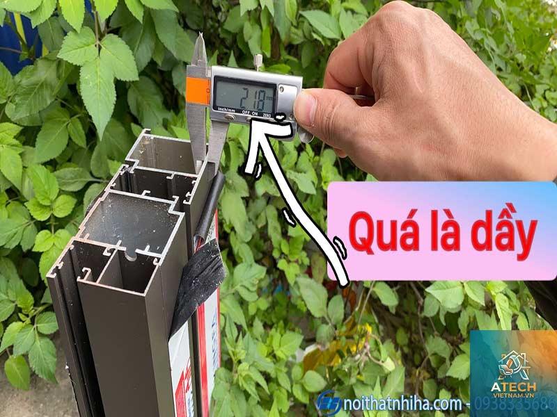 cách kiểm tra độ phẳng thanh nhôm