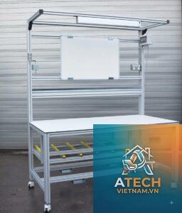 cách làm bàn thao tác từ nhôm định hình