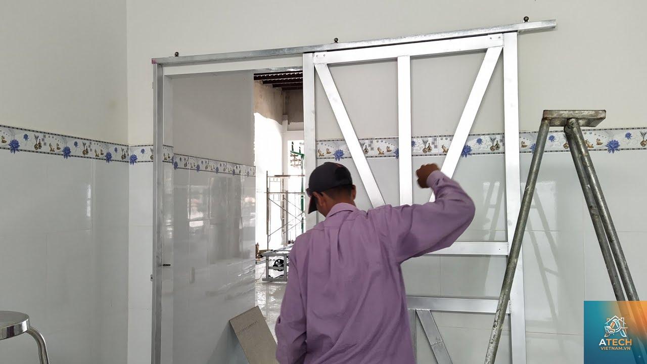 cách làm cửa trượt nhôm - Hình 4