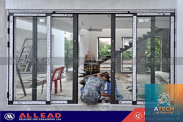 cách làm cửa trượt nhôm - Hình 5