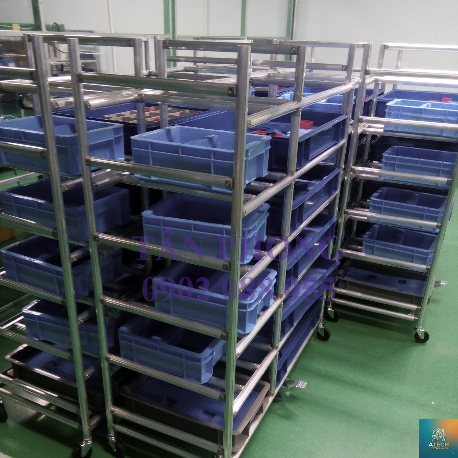 cách làm kệ để hàng nhôm định hình - Hình 4