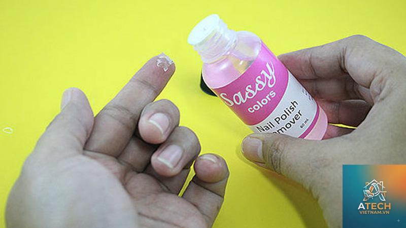 cách làm sạch keo 502