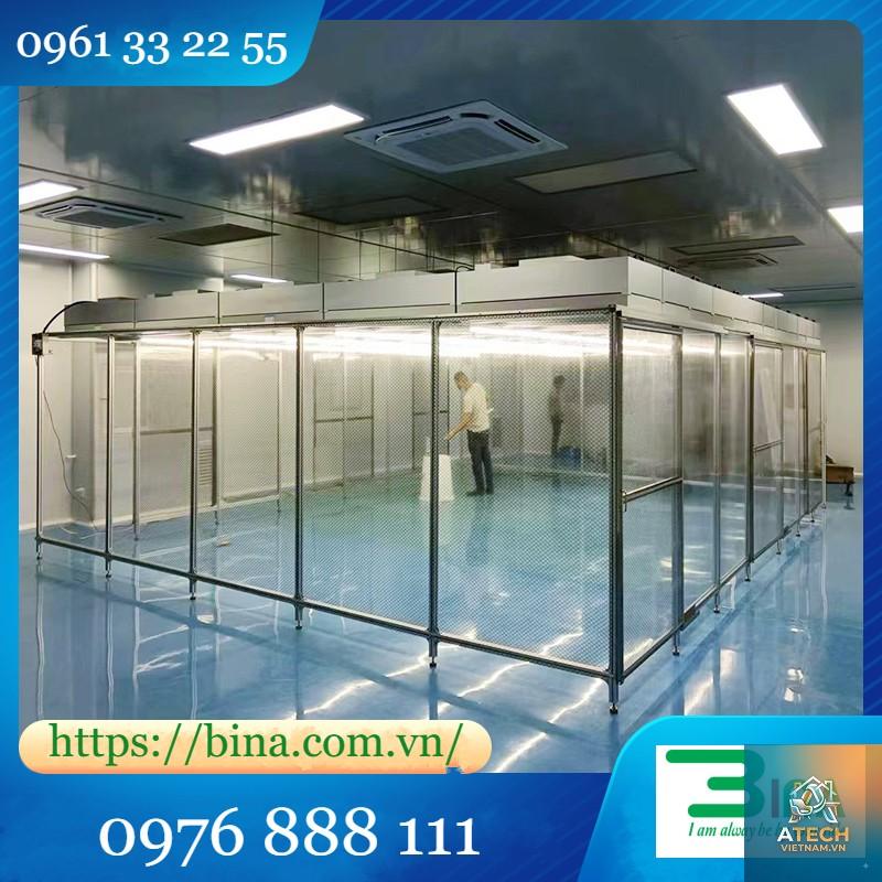 cách làm vách ngăn phòng sạch clean room - Hình 2