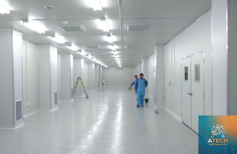 cách làm vách ngăn phòng sạch clean room - Hình 3