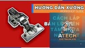 cách lắp bản lề nhựa