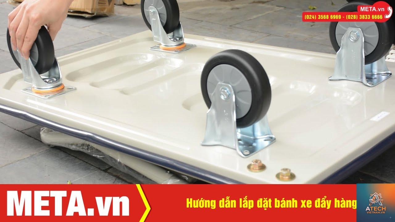 cách lắp bánh xe đẩy - Hình 1
