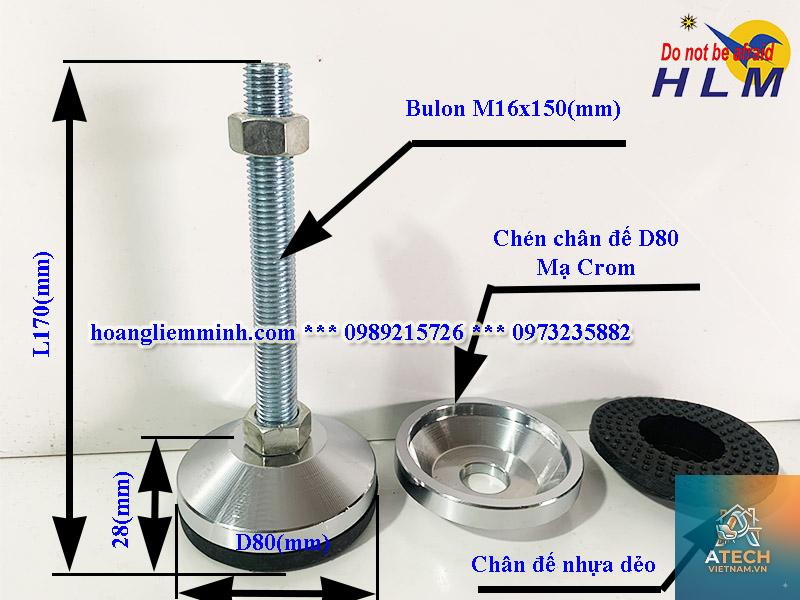 cách lắp chân tăng chỉnh