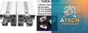 cách lắp con trượt nhôm định hình
