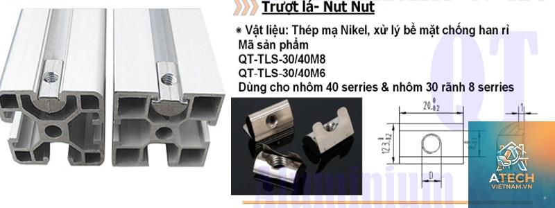 cách lắp con trượt nhôm định hình