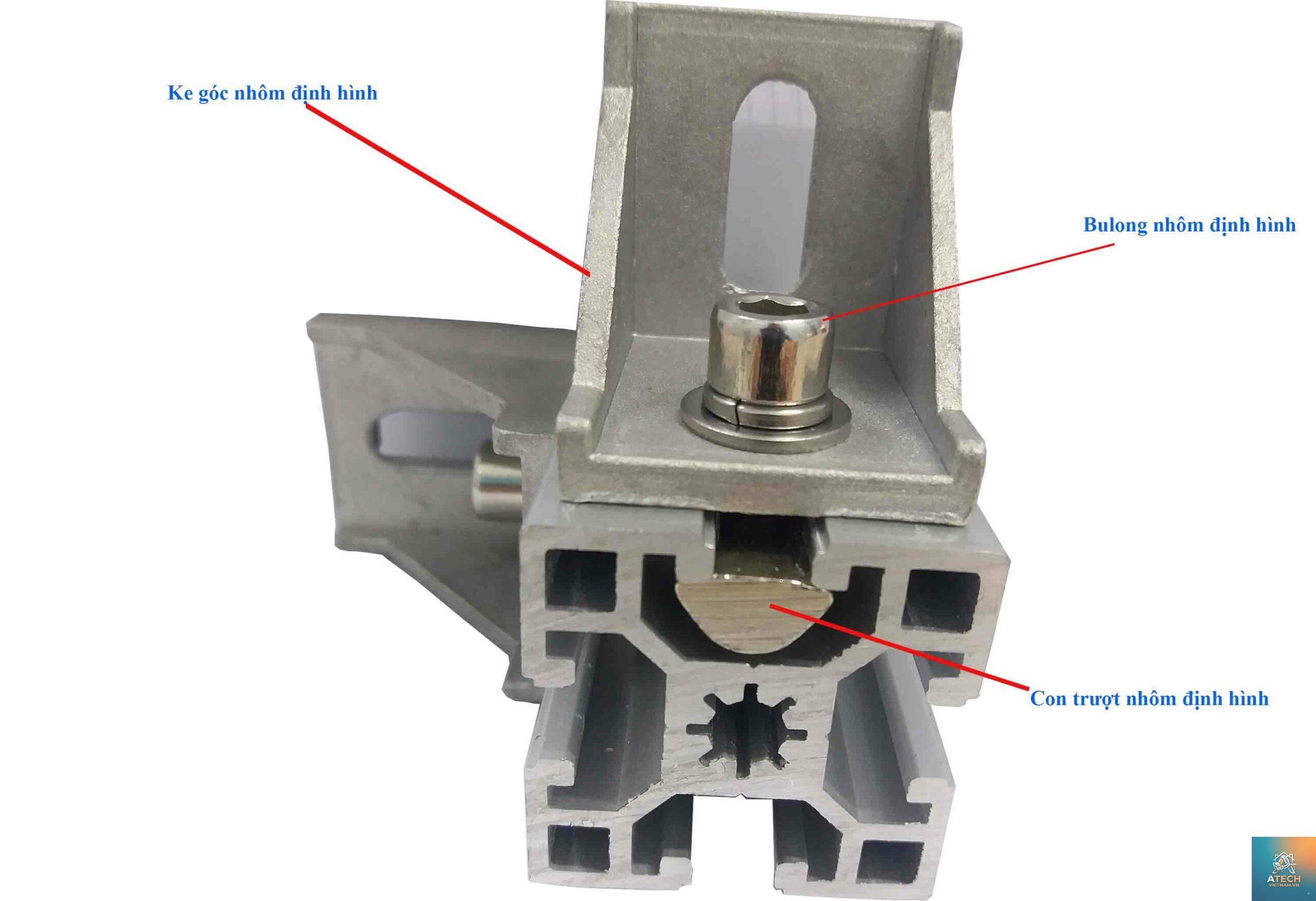 cách lắp ghép khung nhôm định hình - Hình 3