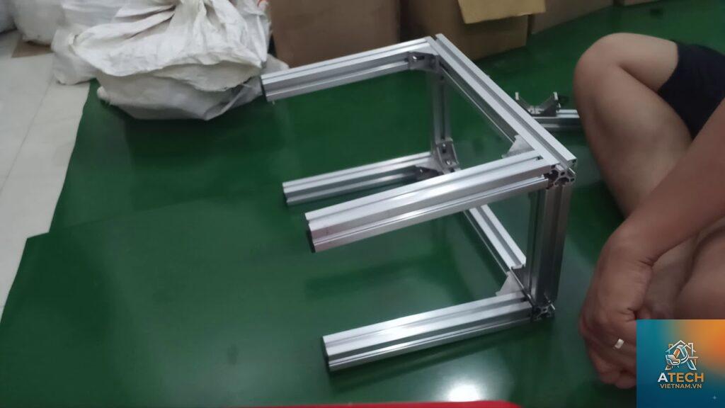 cách lắp ke nhôm định hình