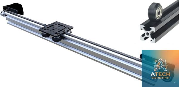 cách lắp ray trượt nhôm định hình - Hình 1