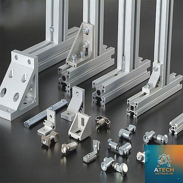 cách lắp ray trượt nhôm định hình - Hình 4