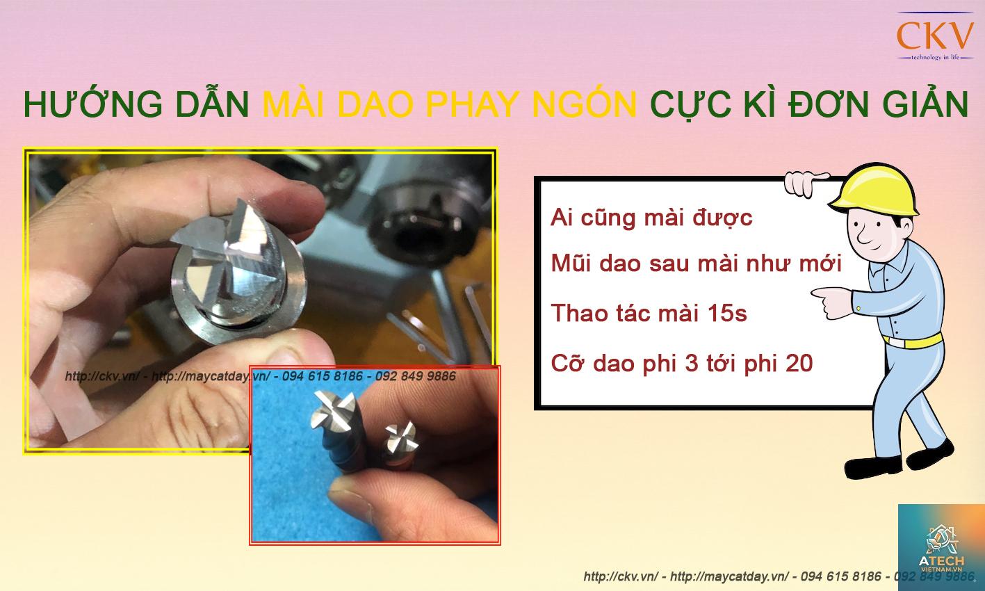 cách mài dao phay - Hình 2