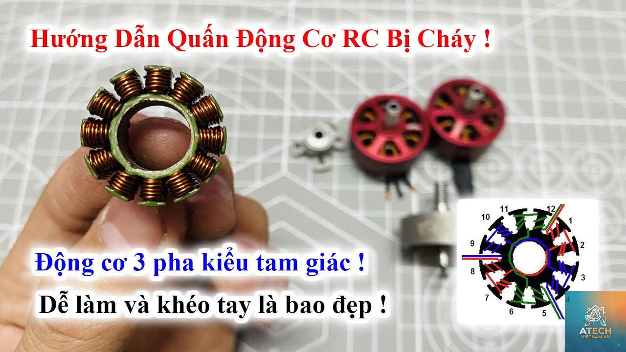 cách quấn motor brushless - Hình 1
