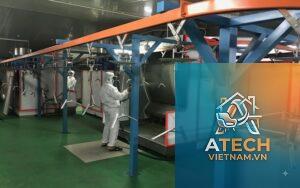 cách sơn tĩnh điện tại xưởng