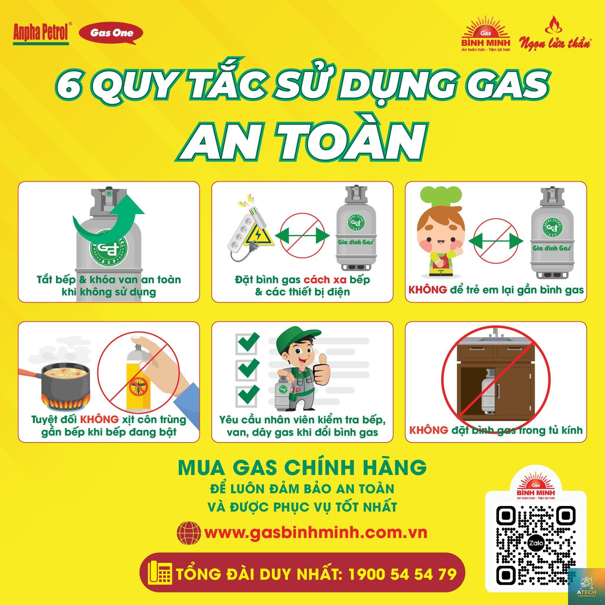 cách sử dụng bình khí gas an toàn - Hình 1