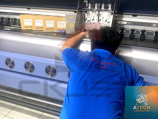 cách sử dụng máy in bạt - Hình 2