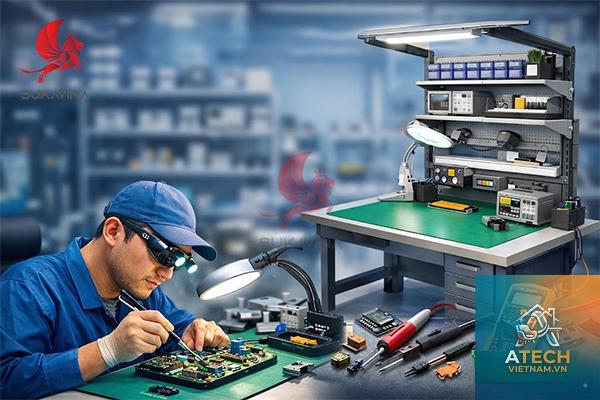 cách sửa chữa bàn thao tác cũ - Hình 2