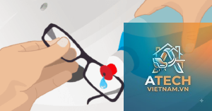 cách tẩy keo 502 dính trên mắt kính