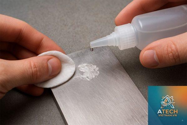 cách tẩy keo 502 trên kim loại - Hình 3