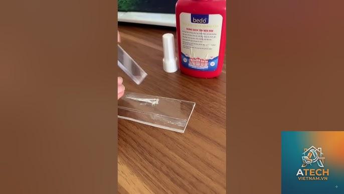 cách tẩy keo 502 trên mica - Hình 2