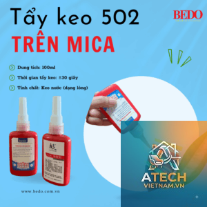 cách tẩy keo 502 trên nhựa mica