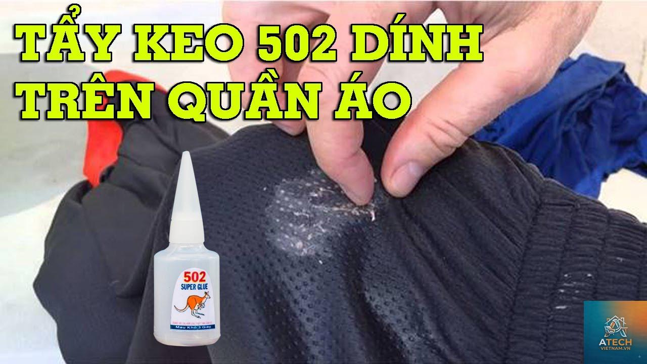 cách tẩy keo 502 trên quần áo - Hình 3