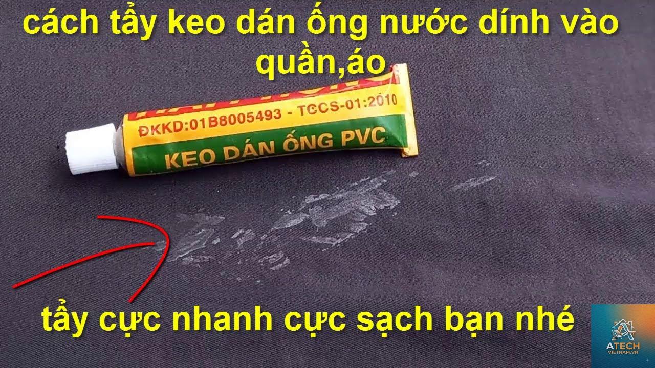 cách tẩy keo pvc trên quần áo - Hình 3