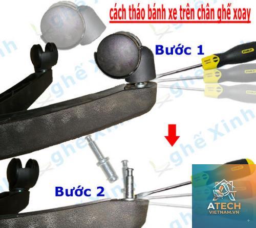 cách thay bánh xe xoay - Hình 2